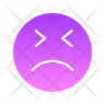 irritated emoji icon