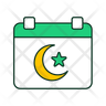 icon for islamic calendar