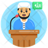 islamic lecture icon svg