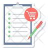 checklist file icon svg