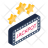icons of jackpot stamp