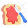 icons for jam bread