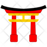 japan gate icon png