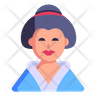 icons for japan lady
