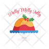 jelly cake icon svg