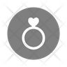 icons for heart ring