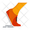 icon for running foot