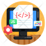 js coding icon
