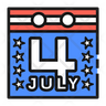 icon july 4th
