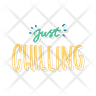 just chilling icon png