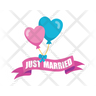 just married symbol