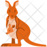 kangaroo mom icon svg