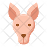 kangaroo face logo