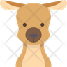 kangaroo face logo