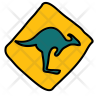 icons of kangaroo
