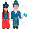 free kazakhstan dress icons