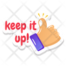 keep it up icon download