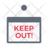 keepout icon png