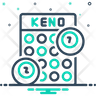 icons of keno game