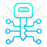 icon for cyber security key