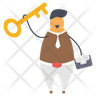 icon for the key man