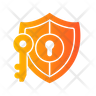 key protection icon