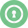 shield keyhole icon png