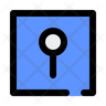 keyhole-square-full icon png