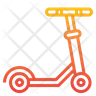 kick scooter icon download