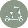 free kick scooter icons