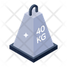40 kg icon download