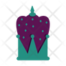 icon heart with crown