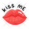 kiss me emoji