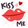 icon for kiss day