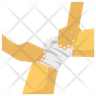knees fractured icon png