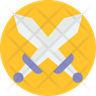 icon crossing sword