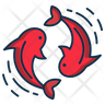 icon for koi fish