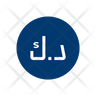 kuwait currency icon svg