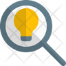 lamp and search icon png