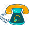 icons of landline phone