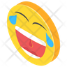 icons of laughing emoji