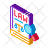 law book icons