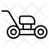 lawn mower vector icon