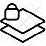 layer lock icon svg