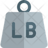 icon lb weight