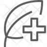 leaf plus symbol