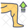 icon for leg exercies