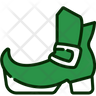 leprechaun shoe icon svg