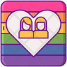 lesbian dating app symbol