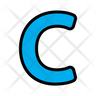 letter c icon svg